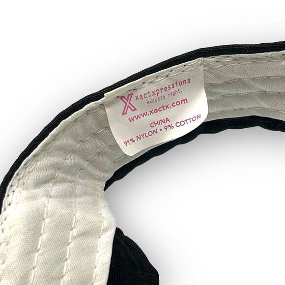 Girls Golf LPGA USGA Black Embroidered Visor Hat Cap Youth Girls One Size OSFM - Picture 7 of 7